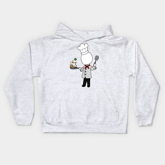 creepypasta chef slenderman chibi Kids Hoodie by LillyTheChibi